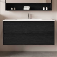 Laulea 1200mm Wall Hung Single Vanity with Ceramic Countertop